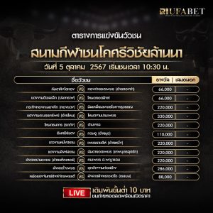 ตารางวัวชน05-10-67