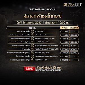 ตารางวัวชน26-10-2567