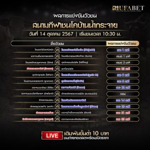 ผลแข่งขันวัวชน14-10-67