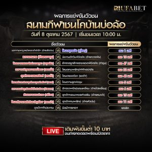 ผลแข่งขันวัวชน8-10-67