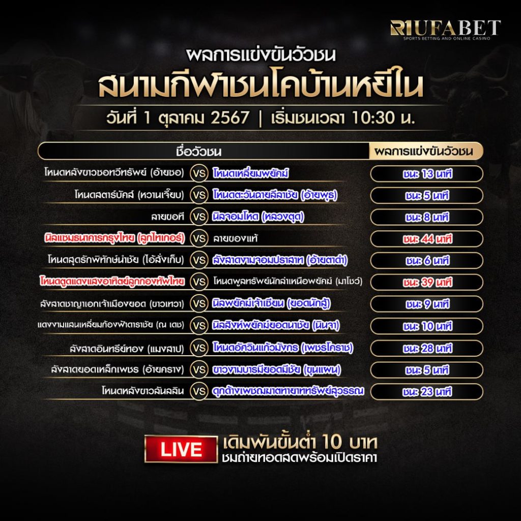 ผลวัวชน01-10-67