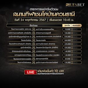 ตารางวัวชน24-11-67