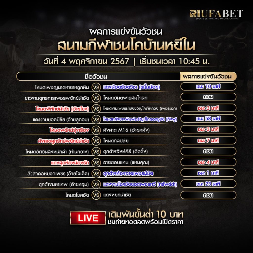 ผลวัวชน04-11-67