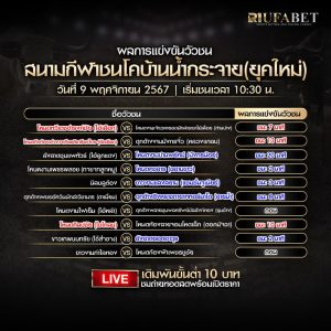 ผลแข่งขันวัวชน09-11-67