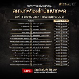 ตารางวัวชน18-12-67