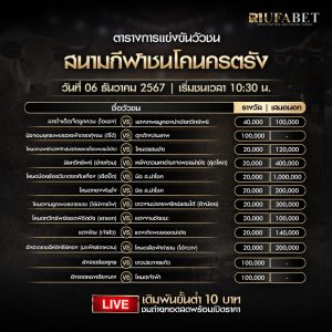 ตารางวัวชน6-12-67