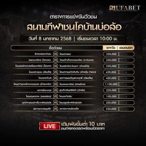 ตารางวัวชน08-1-68