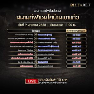 ผลแข่งขันวัวชน09-01-68